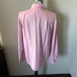 CP Shades  Womens Long Sleeve Linen Pink Front Pocket Shirt Top Small Photo 5