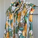 Aqua Blu Australia Dahlia Helena Button Front Sleeveless Maxi Dress Size M Yellow Size M Photo 2