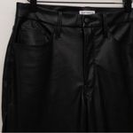 Good American  Better Than Leather Faux Leather Pants 16 Photo 6