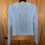 LA Hearts Thick Knit Baby Blue Turtleneck Sweater Photo 0