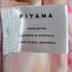 PIYAMA COLORFUL IKAT PRINT PINK ORANGE PAJAMA TOP AND PANTS SET XS Photo 15