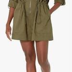 The Drop iam.muse Martini‎ Olive Romper Zip Front Plus Size 5X Green Photo 0