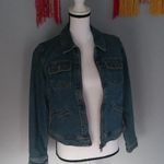 Style & Co Denim/Jean Jacket Blue Size S Petite Photo 3