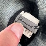 Vintage Y2K Wool Peace Sign Gloves Womens Large Tie Photo 2