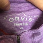 Orvis  Trout Bum light purple 1/4 zip pullover Photo 2
