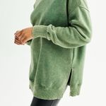 SO  Juniors Oversized Weekend Tunic XL Green Long Sleeve Pullover Lightweight NWT Photo 2