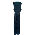 NY & Co Sleeveless/Collard /Belted/Wide Leg jumpsuit Black/White Sz L NWT Black Size L Photo 1