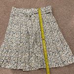 Madewell Beige Fieldwalk Boho Floral Tie Waist Tiered Mini Skirt Photo 5