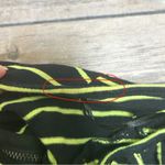 Fox High Speed Black Fluorescent Yellow Stripe Sleeveless Zipper Sundress Small Photo 12