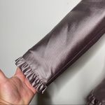 Rickie Freeman for Teri Jon Vintage metallic lavender silk blend dress sz 8 Photo 4