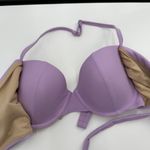 Old Navy Purple Tie Bikini Halter Set Size Medium Top, Large Bottoms Beach Photo 6