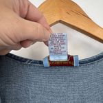 Jane Ashley Vintage  Button Front Denim Jumper Dress Womens Large Blue Cotton Photo 7