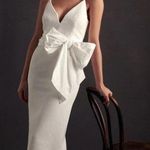 Anthropologie Brand new with tags Rebecca Vallance Genevieve Bow V-Neck Sheath Midi Dress Photo 0