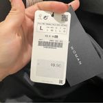 ZARA  Woman Black Mini Skirt Eyelet Tie Detail Women’s Size Large Photo 6