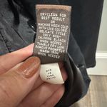 Merona  Women's Black Linen Blazer Size 10 Career Whimisigoth Trendy Casual Chic Photo 10