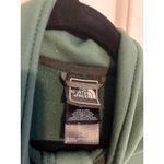 The North Face Womens Fleece Pullover Jacket Green 1/4 Zip Size M Photo 4