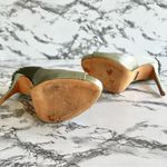 Badgley Mischka  Kiara Heels Mint Green Crystal Satin Platform Pumps 7 Stilettos Photo 11