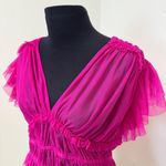 Free People Pink Tulle Sheer Top M Photo 1