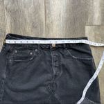 American Eagle AEO 5 Button Distressed Hi Rise Festival Mini Skirt Women’s Size 6 Photo 7