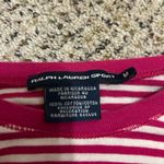 Ralph Lauren Sport Pink and White Striped Top Photo 1