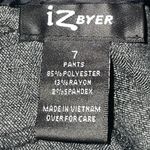 Iz Byer Black Double Button Belted Dress Pants Photo 6