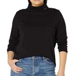 Tommy Hilfiger  Black Long Sleeve Turtleneck Top‎ Photo 0