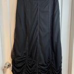 Ronen Chen tulle lined maxi ruffled skirt Black Size 2 Photo 0