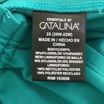 Catalina Essentials by  Size 3X Ribbed Side Bikini Bottom W/Ties. New With Tags Photo 3