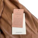 Fame and Partners Frame and Partners Francois Bronze Satin Draped Maxi Dress Size 12 NWT Photo 6