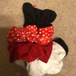 Disney 5 pack  red black white hair scrunchies Photo 1