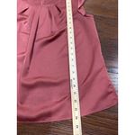 Liz Claiborne  Womens S Brown Rust silk Satin Styles Sleeveless blouse shell Photo 8