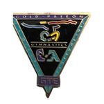Vintage US Olympic Festival Pin label hat pie Gold Patron Gymnastics GTE Triangl Photo 1