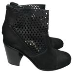 Calvin Klein Jeans Women’s Size 10 Black Suede Cutout Perforated Booties Photo 6