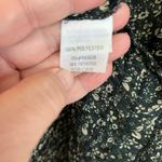 Sugar Tart Black Sheer Short Sleeve Ruffle Bib Blouse Size S Photo 4