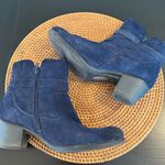 Earth Origins  Blue Suede Ankle Boots Photo 8