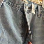 Madewell  The Essex Long Baggy Short Jean Denim Jorts Raw Hem NWT‎ Size 33 Photo 5