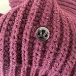 Lululemon  Chunky Cable Knit Turtleneck‎ Sweater Burgundy Cozy Pullover Womens 12 Photo 6