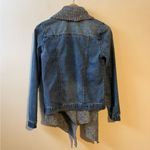 BKE  Denim Jacket with Knit Collar Photo 8