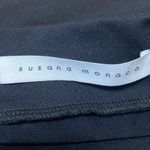 Susana Monaco Women's Black High Waisted Slit Pull On Pencil Mini Skirt Size S Photo 3