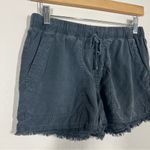 Bella Dahl  Grey Frayed Hem Short Photo 2