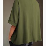 Olive Green Classic Women's oversized Top large Photo 1