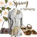 Y2K corduroy puff sleeve jacket Photo 2