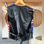 USA American Flag Sequins Vest Rodeo Small Stars & Stripes Blue Photo 7