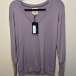 Chaser Thermal Knit Tunic Top Long Sleeve Dusty Rose Size M Photo 0
