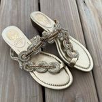 Vince Camuto Embellished low heel sandals🌟🌟 Photo 4