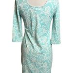 Persifor floral print dress Tiffany blue and white Sz M Size M Photo 1
