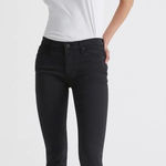 AG Adriano Goldschmied Prima Mid Rise Cigarette Jeans Black 23 Photo 0