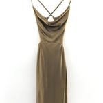 Shona joy  Thalia Bias Cut Out‎ Midi Dress in Cumin Photo 5