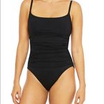 La Blanca NEW Island Goddess Lingerie One Piece Swimsuit Solid Black Size 2 Photo 0
