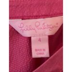 Lilly Pulitzer  Pink Silk Ruffle Halter Neck Tank Top Women Size 4 Photo 3